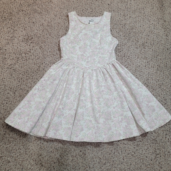 REISS LOPEZ RACER BACK FLORAL DRESS, SIZE 8 $235 - Picture 5 of 9